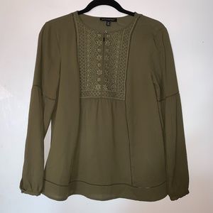 Olive Green Blouse